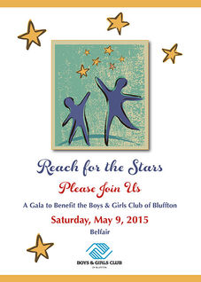 Boys and girls Club Reach for the Stars invitation